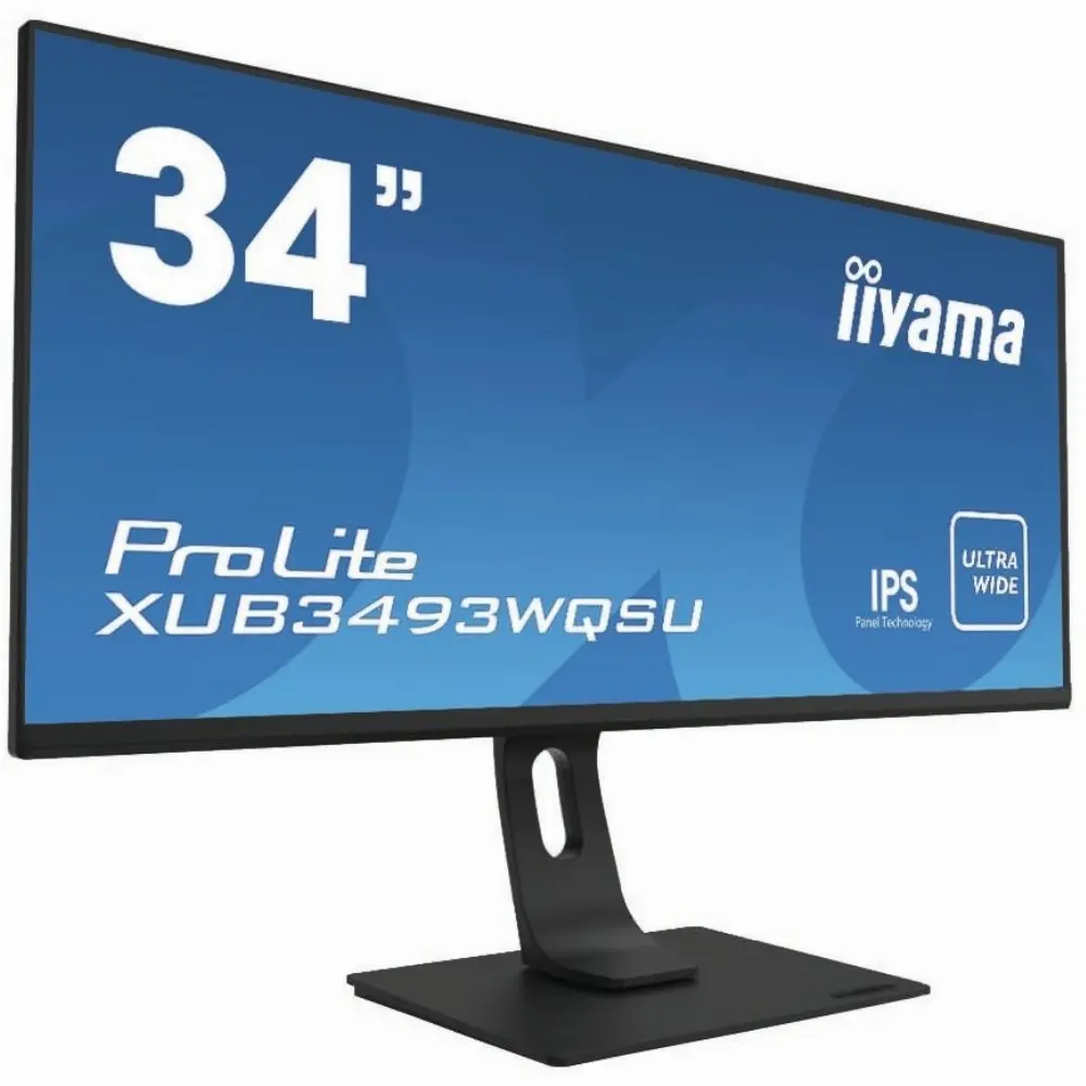iiyama ProLite XUB3493WQSU-B1, 86,4 cm (34 Zoll), 3440 x 1440 Pixel, UltraWide Quad HD, LED, 4 ms, Schwarz