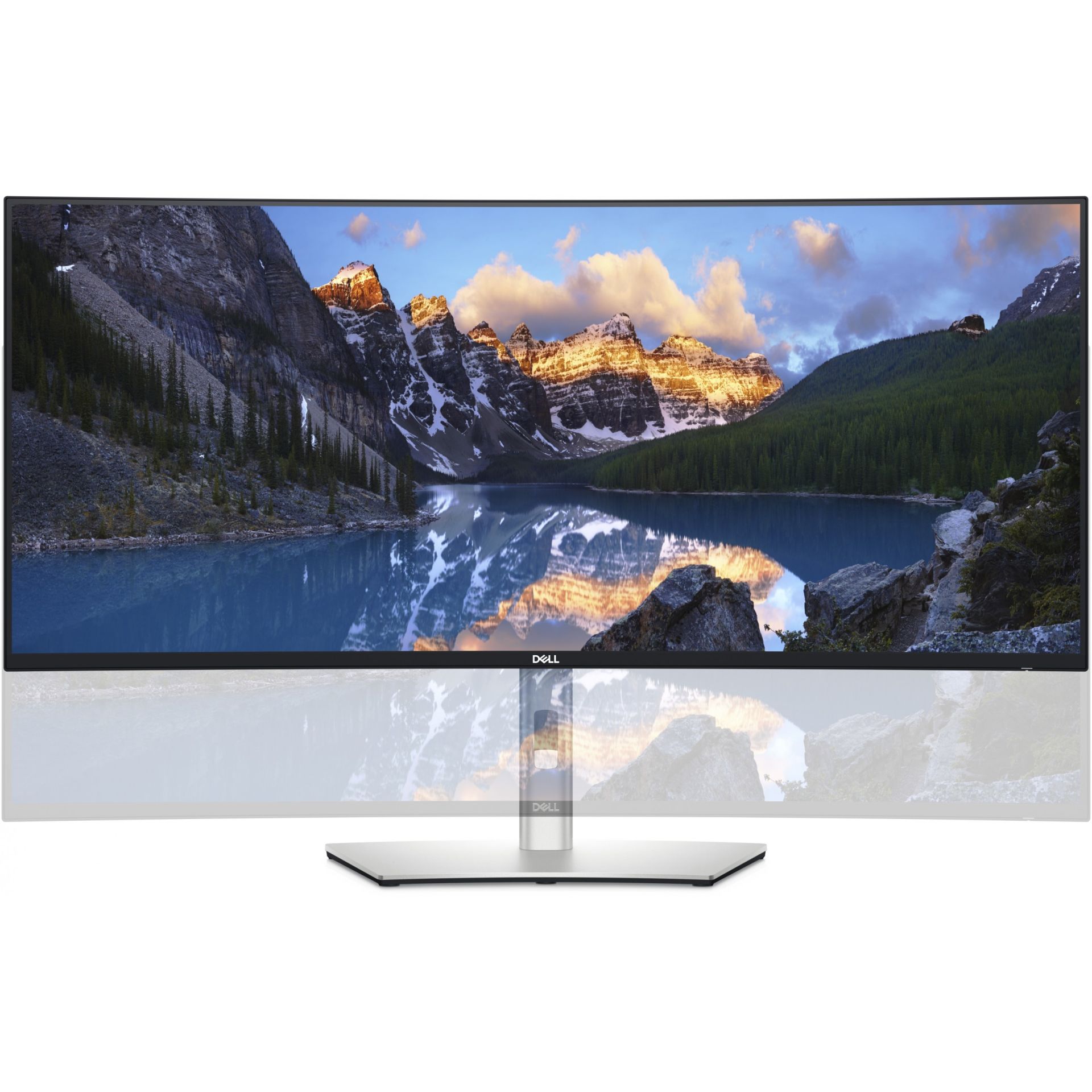 DELL UltraSharp U3824DW, 95,2 cm (37.5 Zoll), 3840 x 1600 Pixel, Wide Quad HD+, LCD, 8 ms, Schwarz, Silber