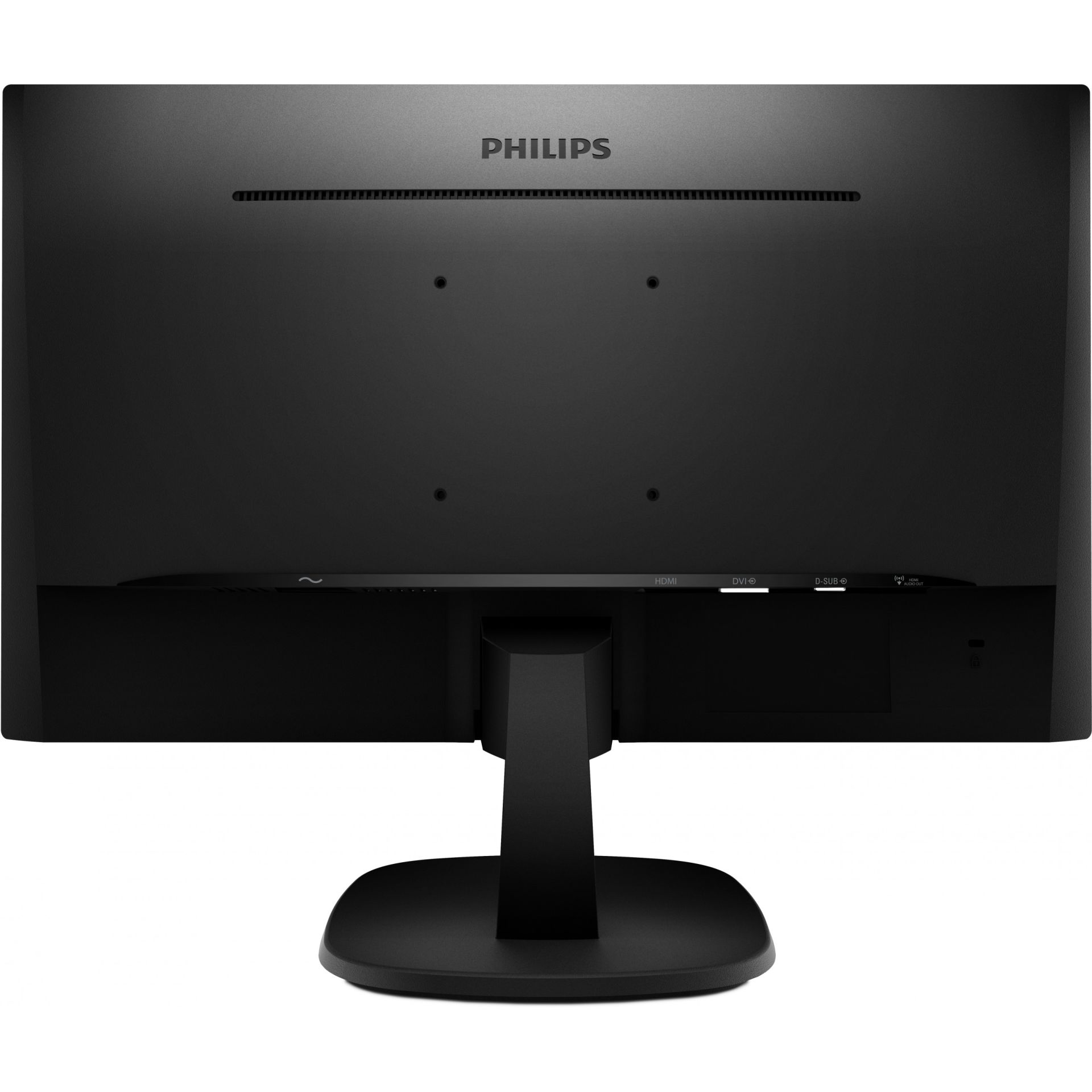 Philips V Line Full-HD-LCD-Monitor 243V7QDSB/00, 60,5 cm (23.8 Zoll), 1920 x 1080 Pixel, Full HD, LED, 4 ms, Schwarz