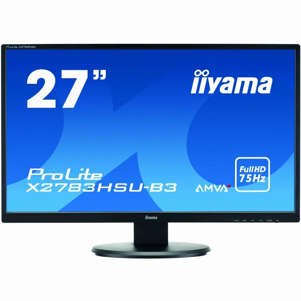 iiyama ProLite X2783HSU-B3, 68,6 cm (27 Zoll), 1920 x 1080 Pixel, Full HD, LED, 4 ms, Schwarz