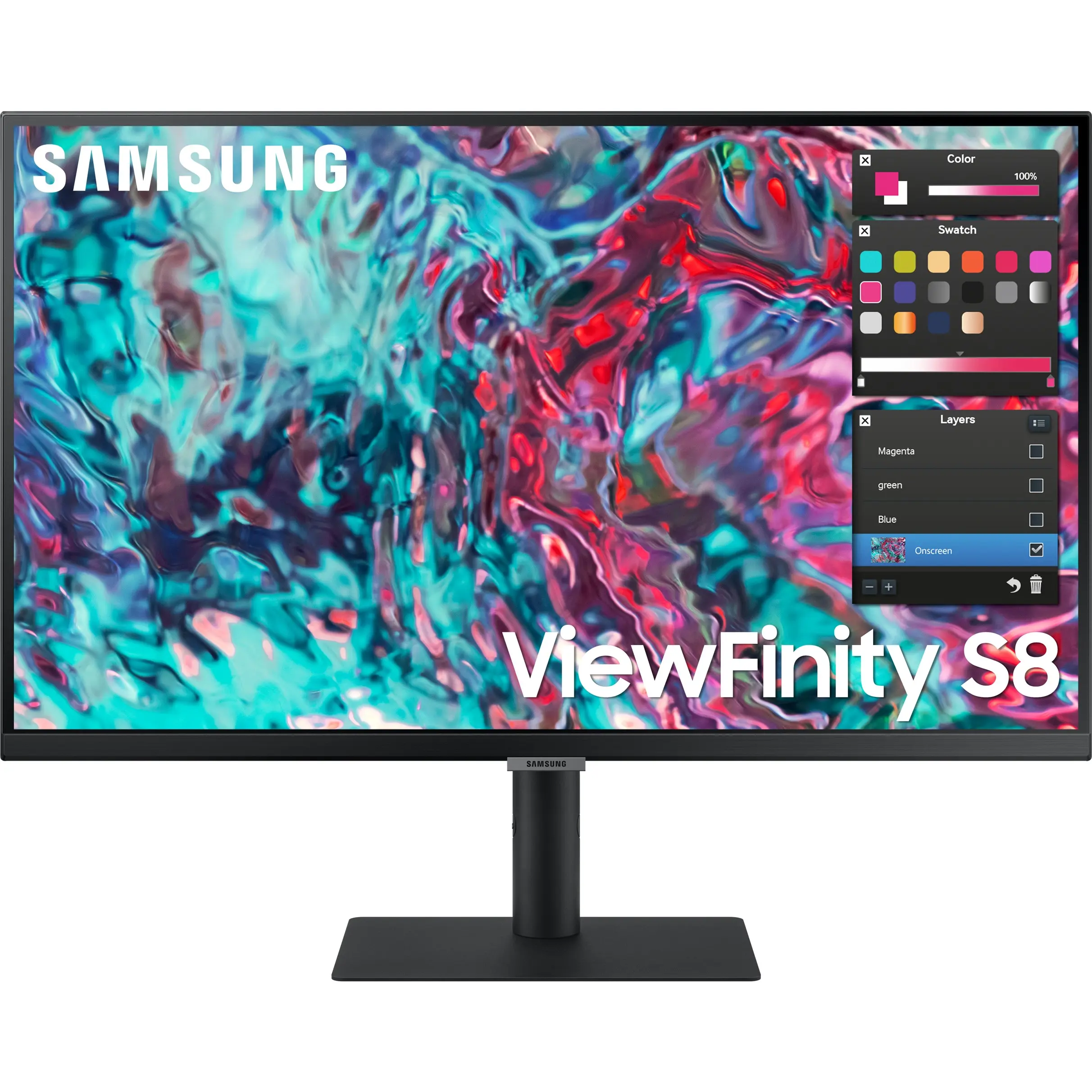Samsung ViewFinity S80TB, 68,6 cm (27 Zoll), 3840 x 2160 Pixel, 4K Ultra HD, LED, 5 ms, Schwarz