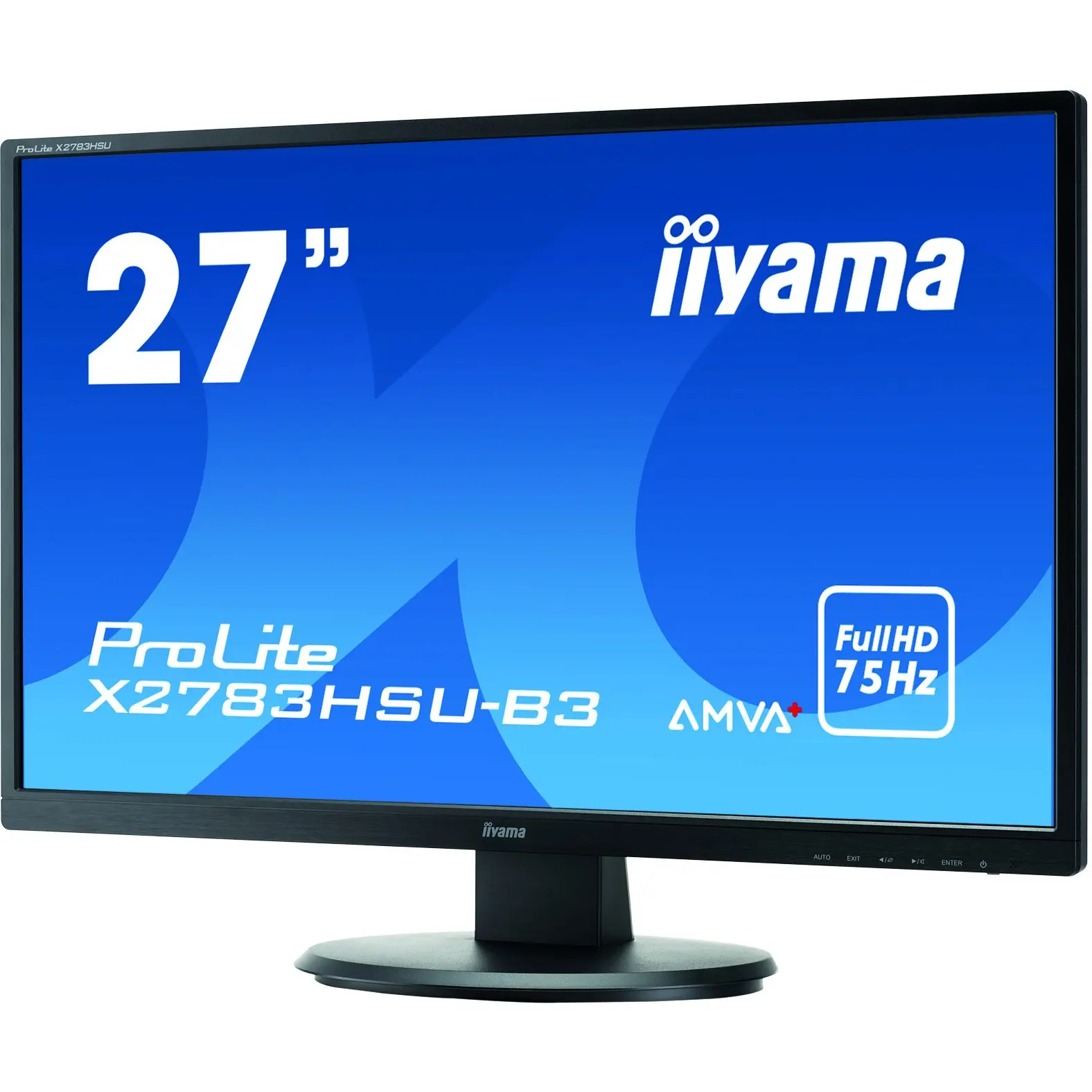 iiyama ProLite X2783HSU-B3, 68,6 cm (27 Zoll), 1920 x 1080 Pixel, Full HD, LED, 4 ms, Schwarz