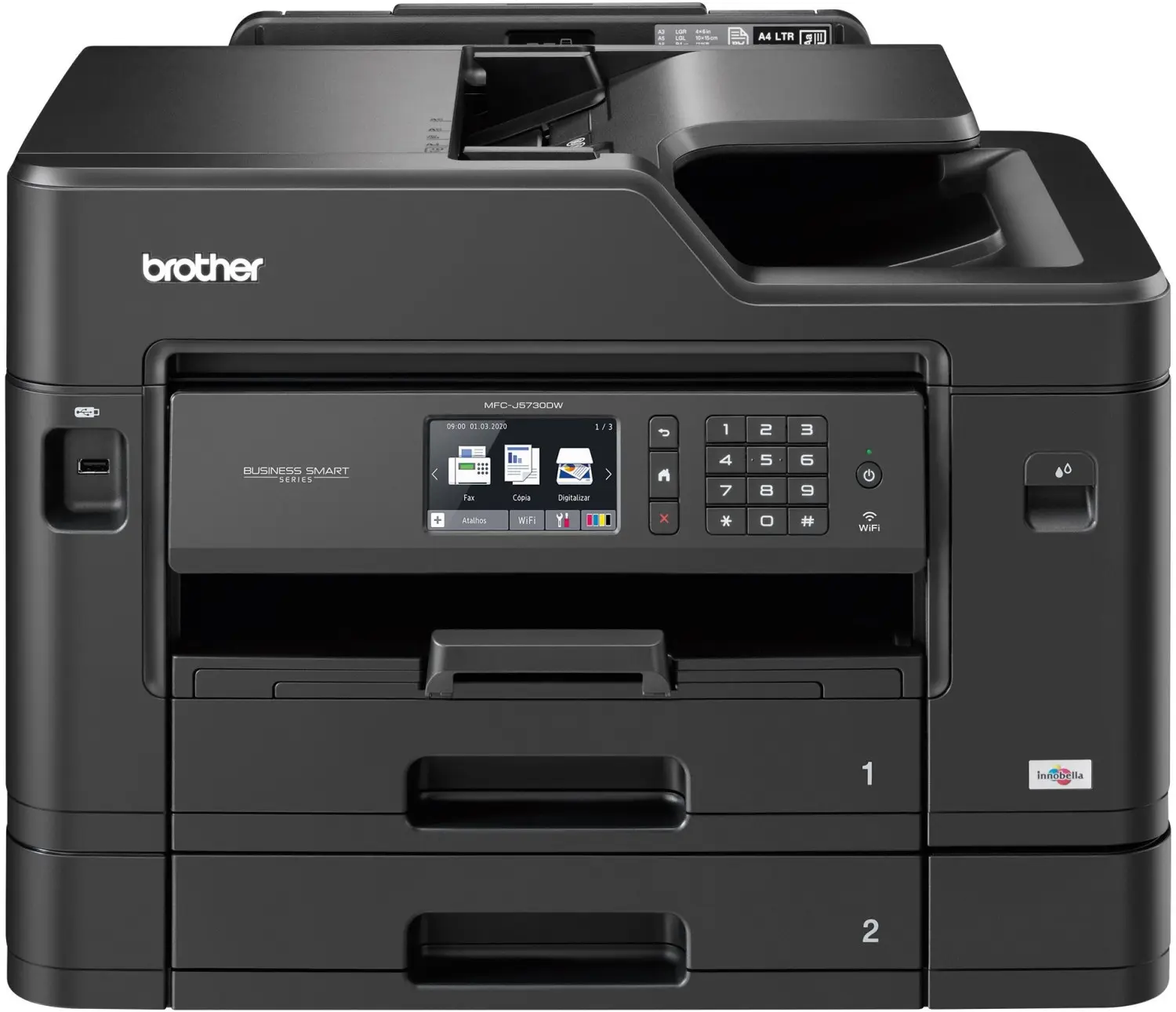 Brother MFC-J5730DW Tintenstrahl-Multifunktionsdrucker - 256 MB, 4800 x 1200 dpi, Duplexdruck, Foto-Druck, Text-Druck