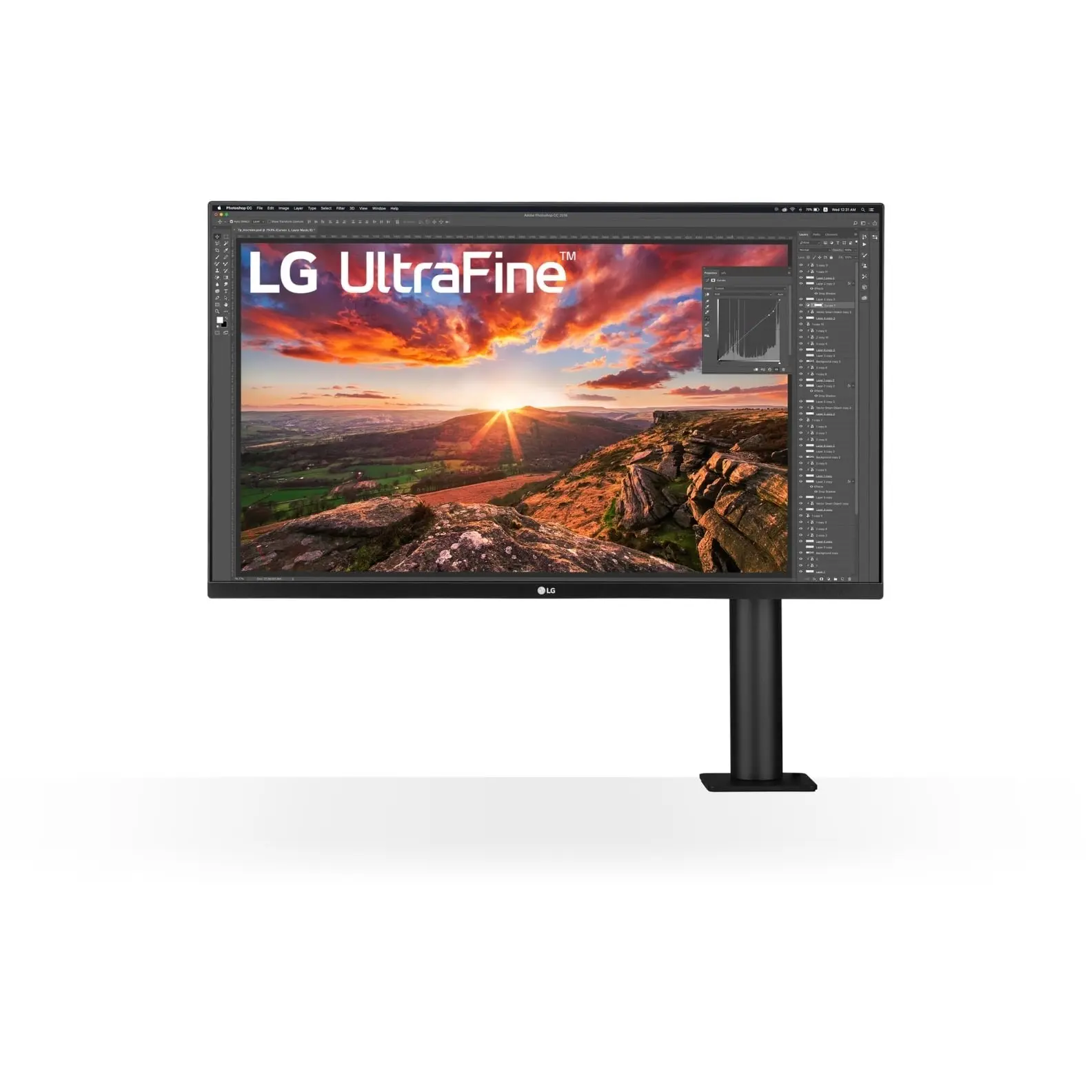 LG 32UN880P-B, 81,3 cm (32 Zoll), 3840 x 2160 Pixel, 4K Ultra HD, 5 ms, Schwarz