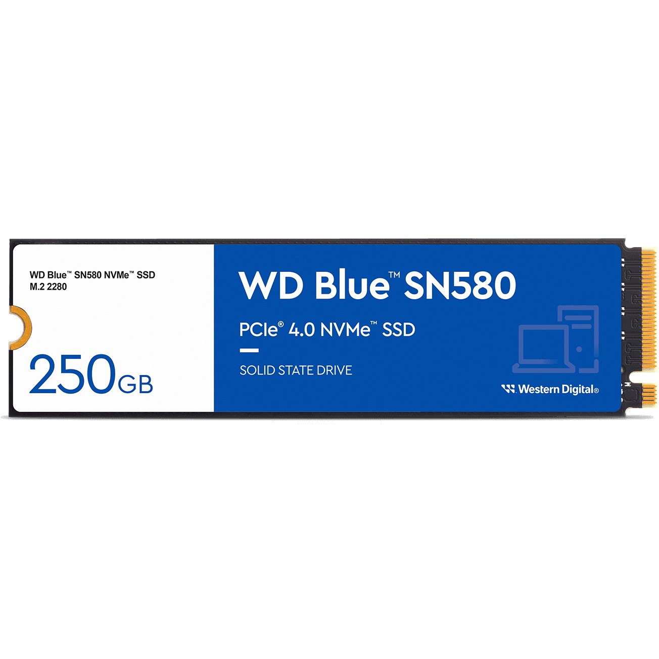 Western Digital Blue SN580, 1 TB, M.2, 4150 MB/s
