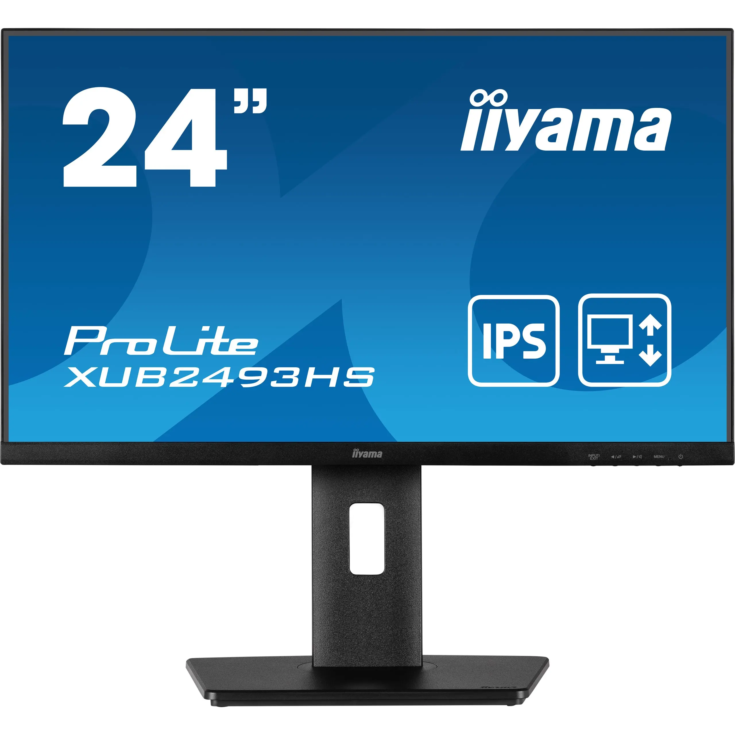iiyama ProLite XUB2493HS-B5, 60,5 cm (23.8 Zoll), 1920 x 1080 Pixel, Full HD, LED, 4 ms, Schwarz