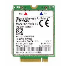 LTE - UMTS Modul EM7345 ThinkPad 4G / HSPA / WWAN Lenovo 4. & 5. Gen