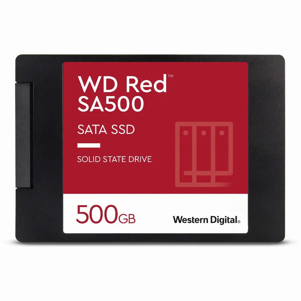 Western Digital Red SA500, 500 GB, 2.5 Zoll), 560 MB/s, 6 Gbit/s