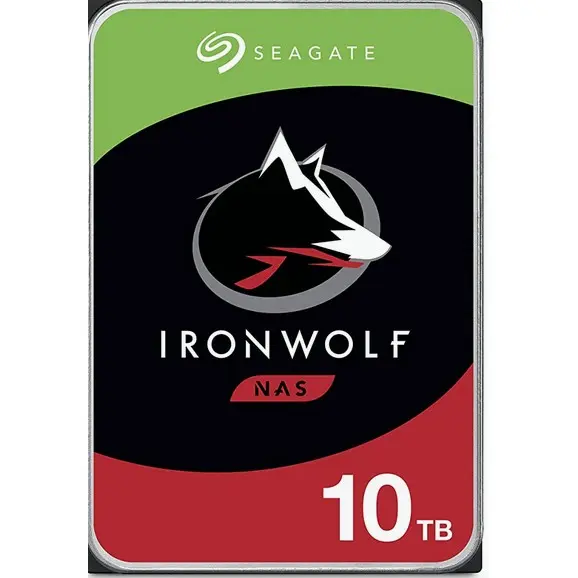 Seagate IronWolf ST10000VN000, 3.5 Zoll), 10 TB, 7200 RPM