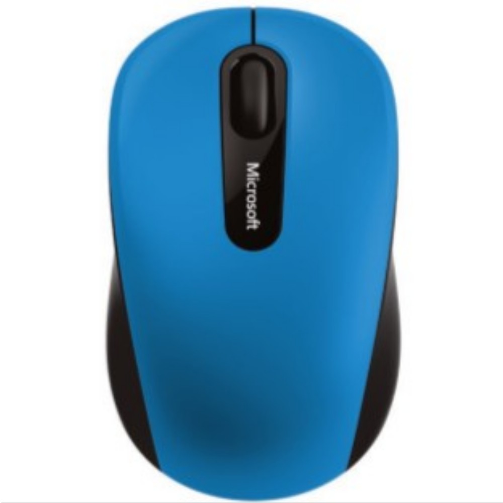 Microsoft Bluetooth Mobile Mouse 3600, Beidhändig, BlueTrack, Bluetooth, Schwarz, Blau