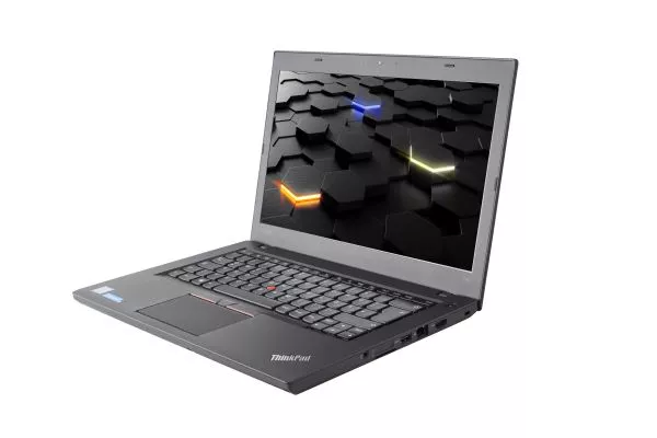 Lenovo Thinkpad T460 geöffnet von rechts