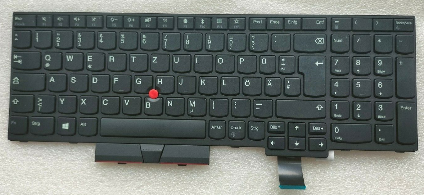 Lenovo Tastatur für ThinkPad T570/T580/P51s/P52s DE- QWERTZ FRU: 01ER512 NEU
