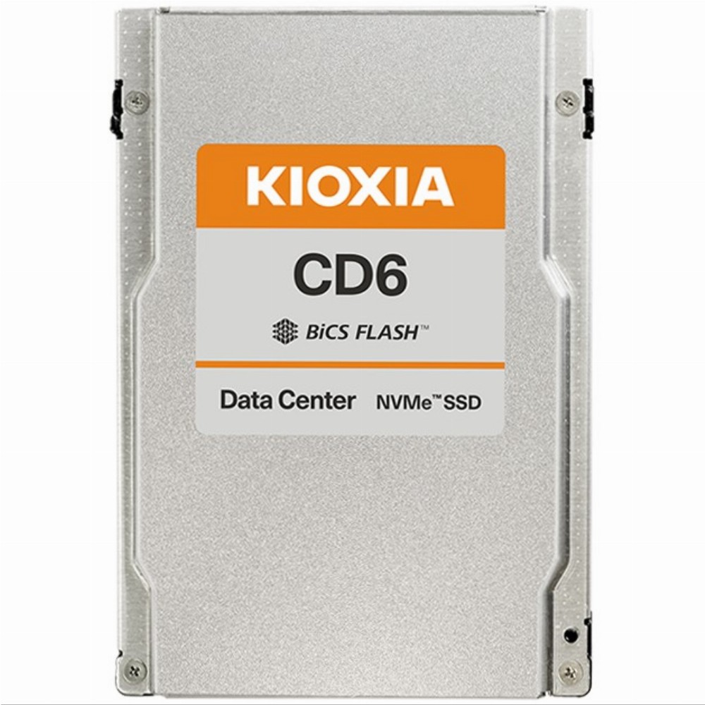 Kioxia CD6-R, 3840 GB, 2.5", 6200 MB/s, 64 Gbit/s