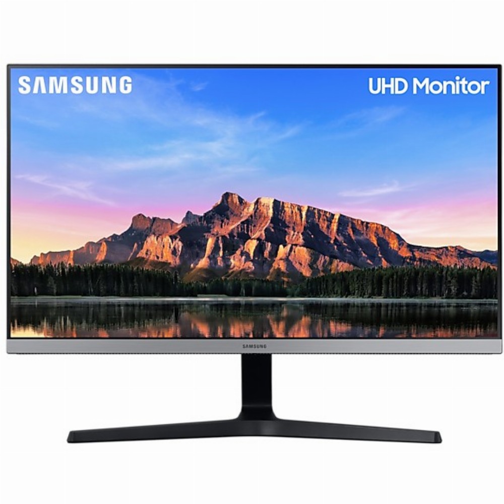Samsung U28R550UQR, 71,1 cm (28 Zoll), 3840 x 2160 Pixel, 4K Ultra HD, LED, 4 ms, Blau, Grau