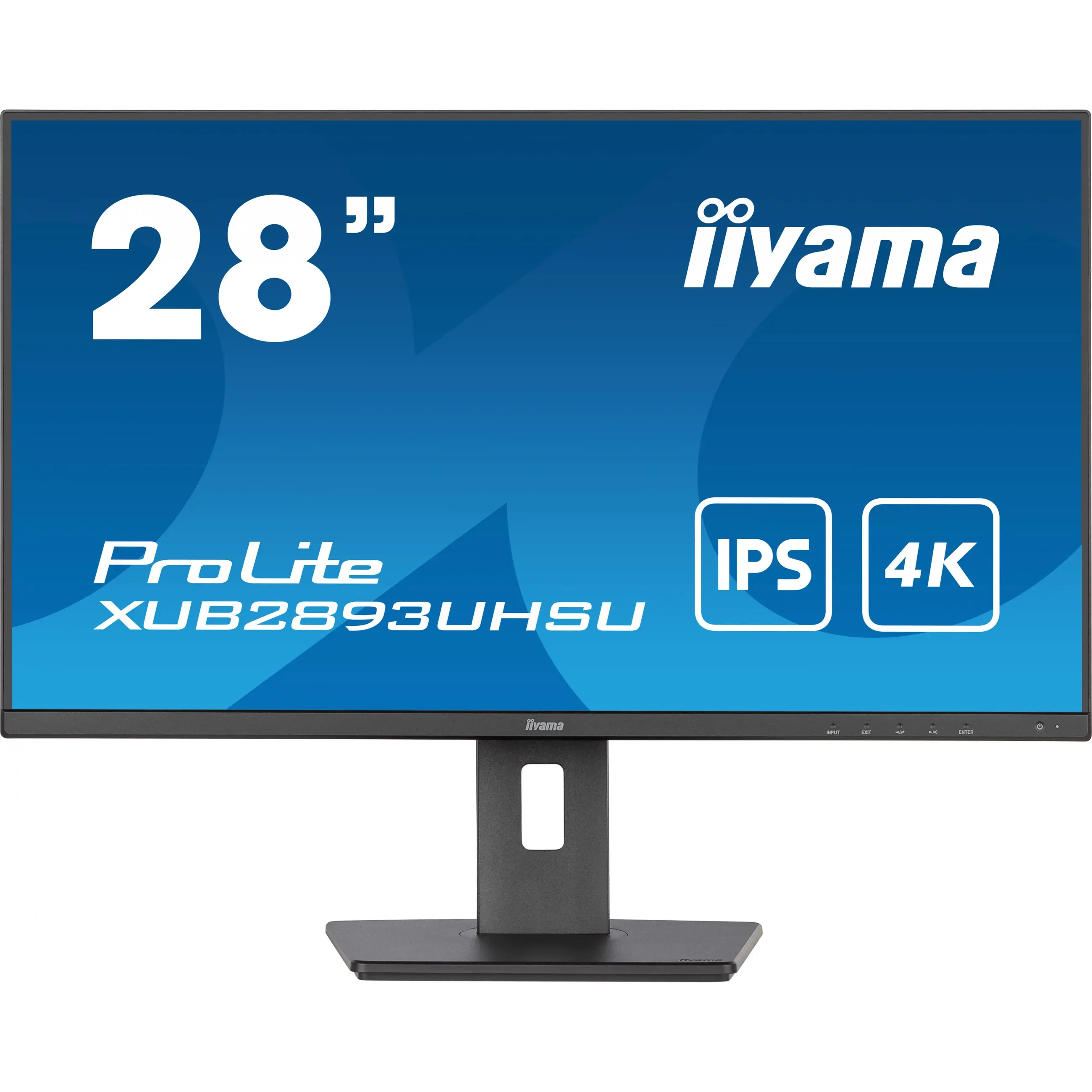 iiyama ProLite , 71,1 cm (28 Zoll), 3840 x 2160 Pixel, 4K Ultra HD, LED, 3 ms, Schwarz