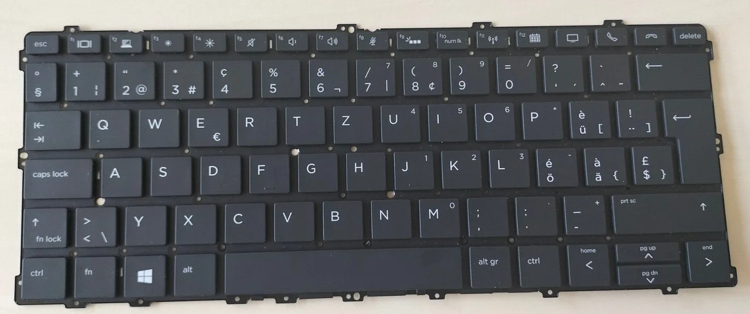 Tastatur für HP EliteBook X360 1040 G4 G5 SWISS Layout FRU: L10860-BG1