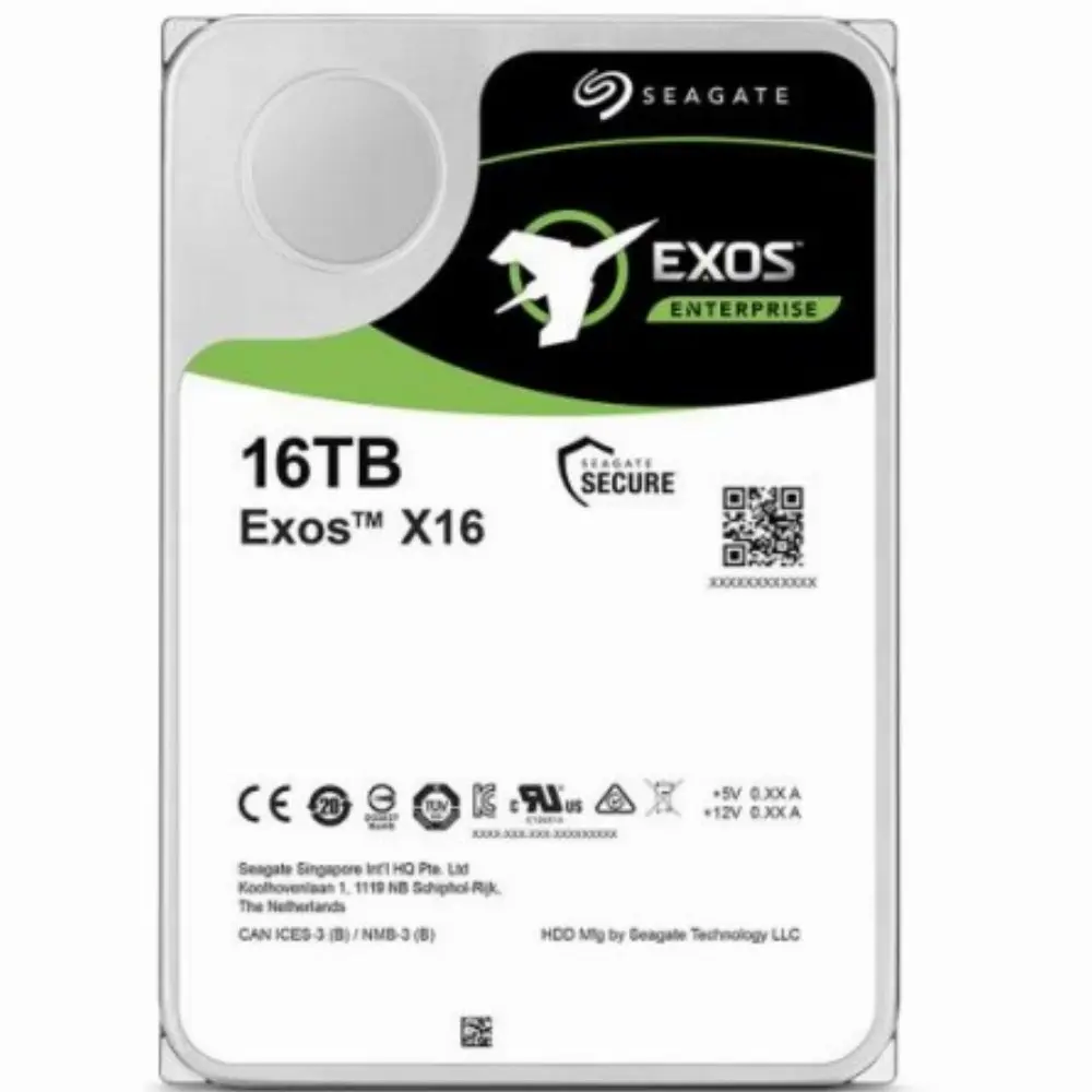 Seagate Exos X16, 3.5 Zoll), 16 TB, 7200 RPM