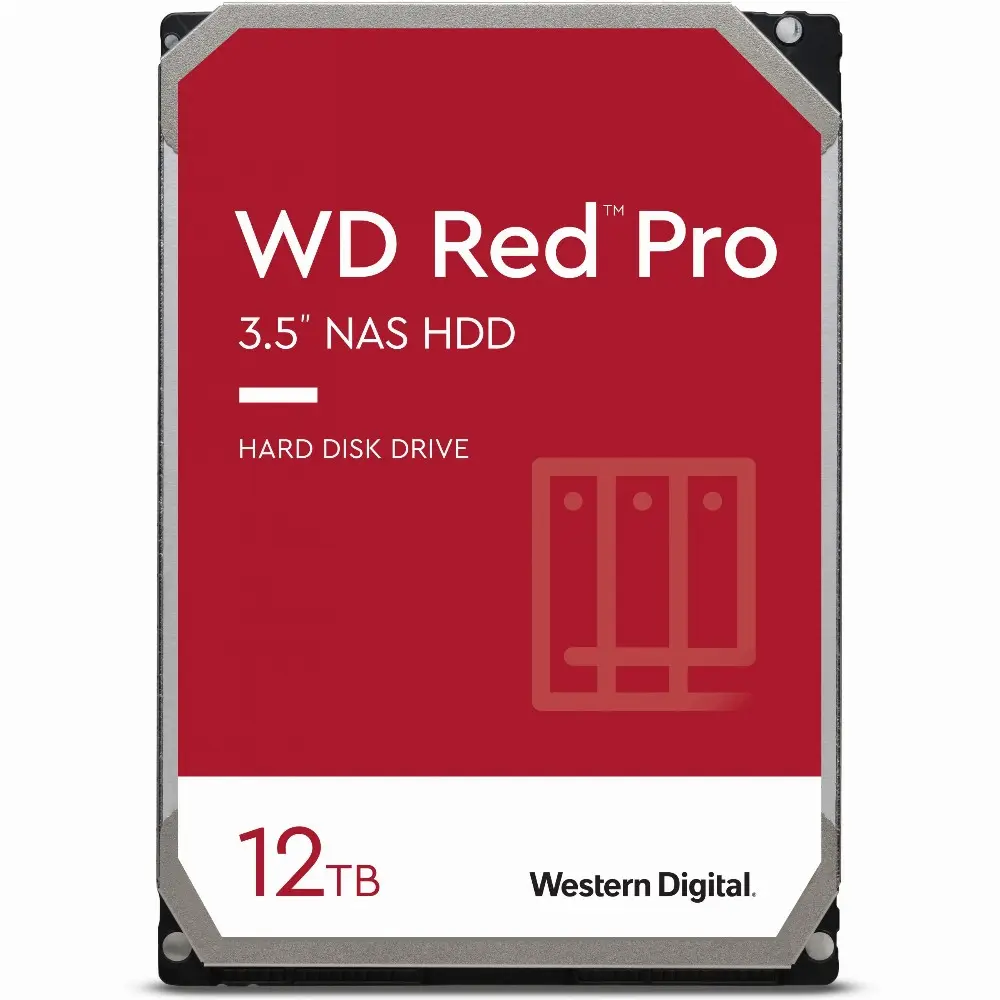 Western Digital WD Red Pro, 3.5 Zoll), 12 TB, 7200 RPM