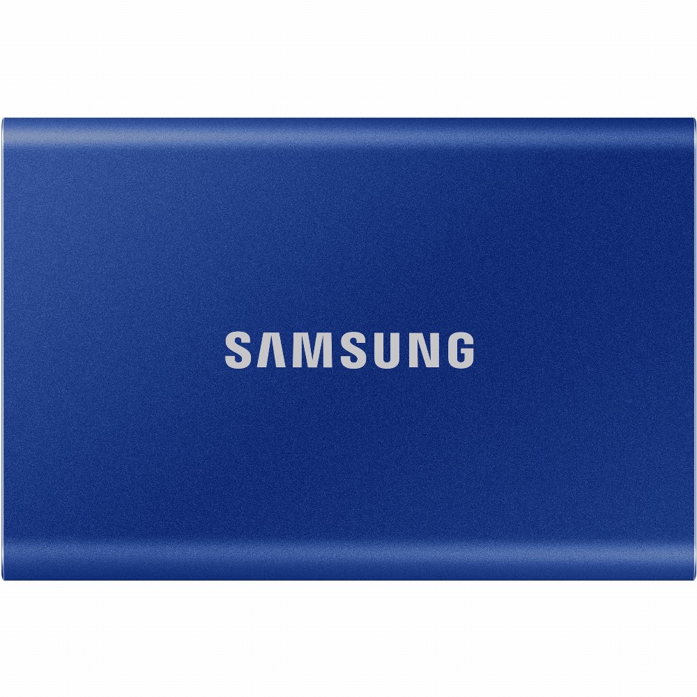 Samsung Portable SSD T7, 500 GB, USB Typ-C, 3.2 Gen 2 (3.1 Gen 2), 1050 MB/s, Passwortschutz, Blau