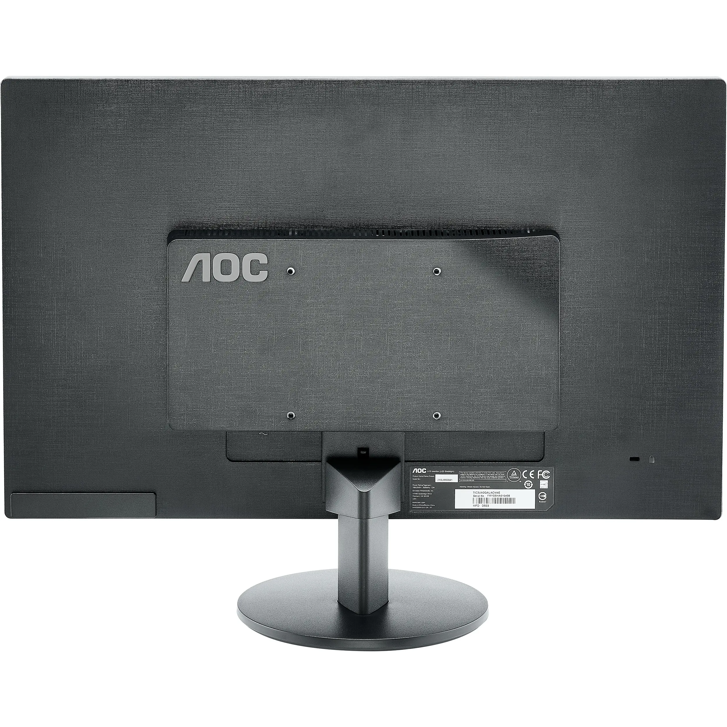 AOC 70 Series E2270SWDN, 54,6 cm (21.5 Zoll), 1920 x 1080 Pixel, Full HD, LED, 5 ms, Schwarz